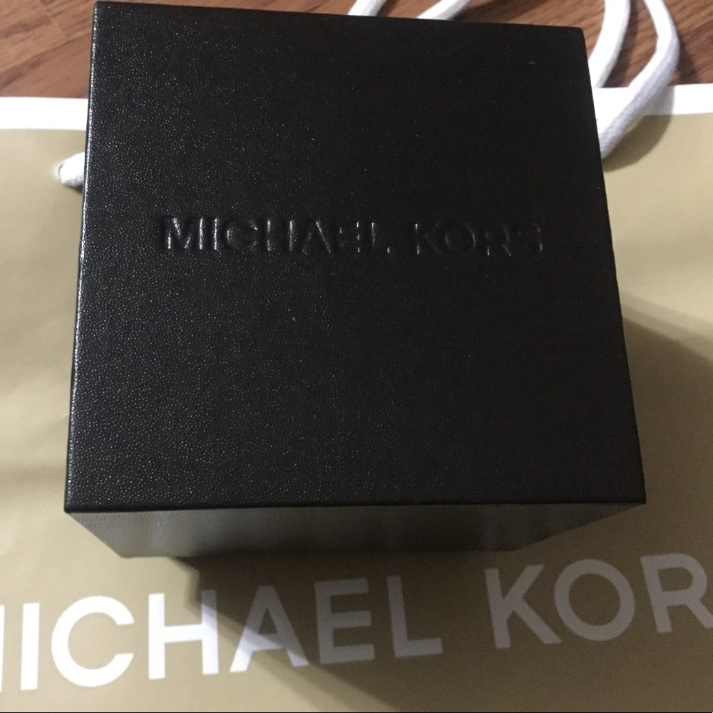 New Michael Kors Empty Watch Box with care card